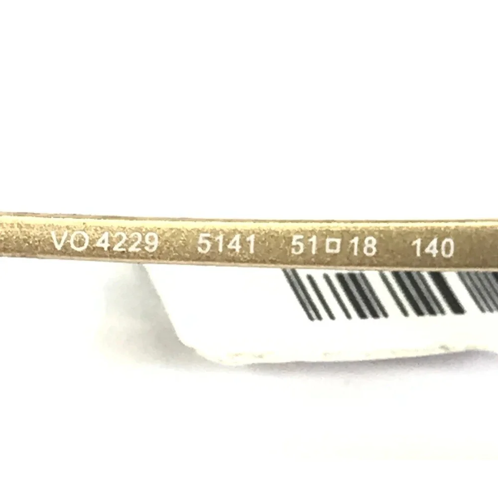 Vogue Eyeglasses Frames VO4229 5141 Purple Gold Cat Eye Wire Rim 51-18-140